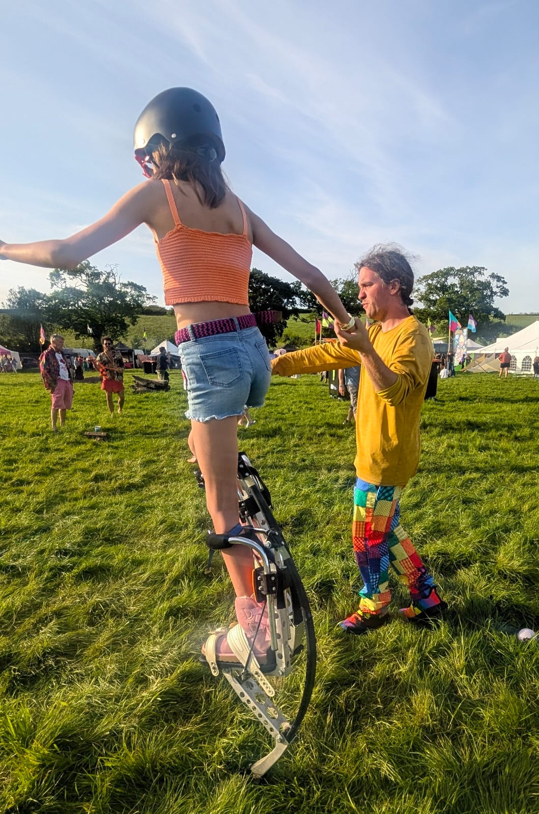 Stilt Walking Support
